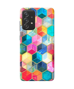 Abstract color box Samsung A52 Back Cover