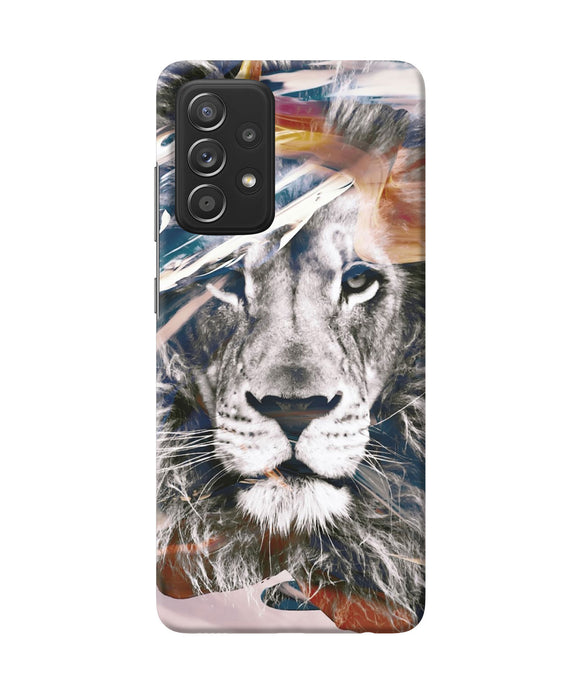 Lion poster Samsung A52 Back Cover