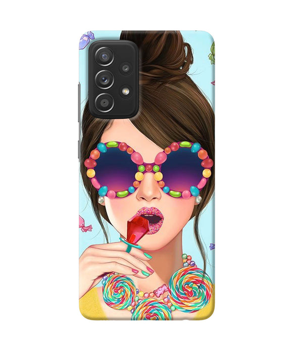 Fashion girl Samsung A52 Back Cover