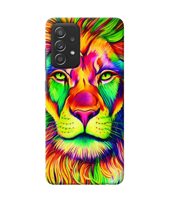 Lion color poster Samsung A52 Back Cover