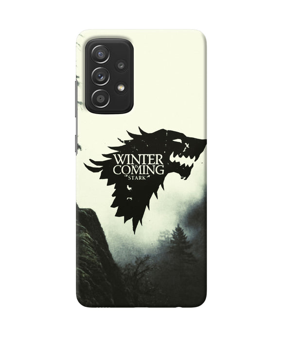 Winter coming stark Samsung A52 Back Cover