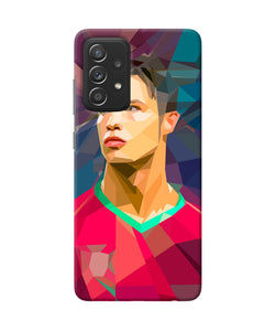 Abstract ronaldo Samsung A52 Back Cover