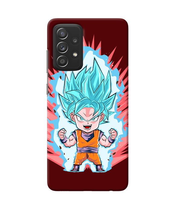 Goku little character Samsung A52 Back Cover