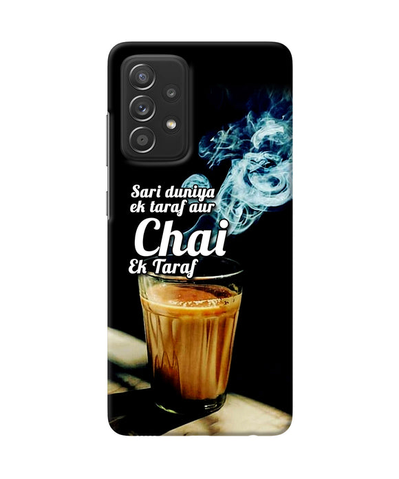 Chai ek taraf quote Samsung A52 Back Cover