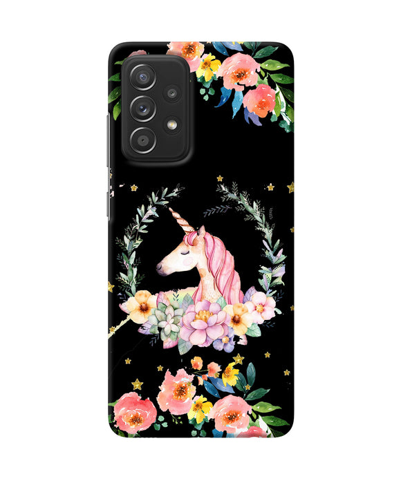 Unicorn flower Samsung A52 Back Cover