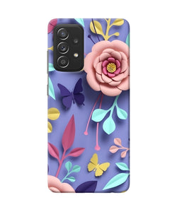 Flower canvas Samsung A52 Back Cover