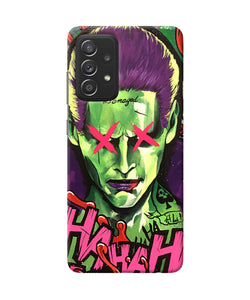 Damaged joker anim Samsung A52 Back Cover