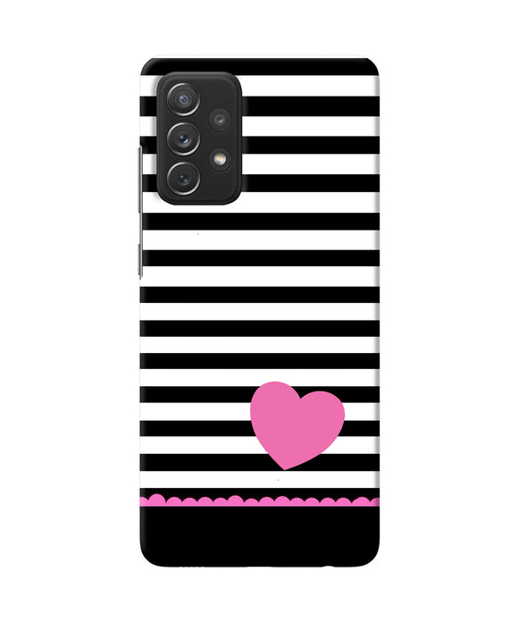 Abstract heart Samsung A72 Back Cover