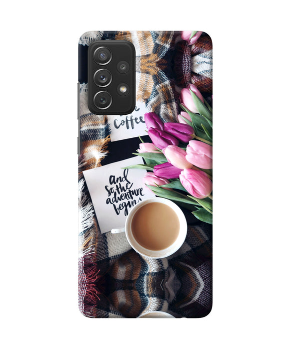 Love Coffee Quotes Samsung A72 Back Cover