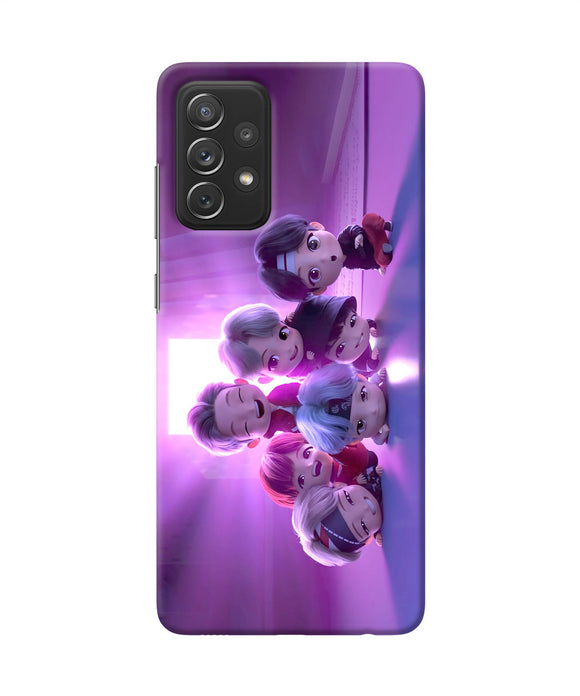 BTS Chibi Samsung A72 Back Cover