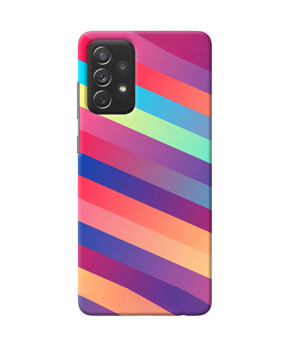 Stripes color Samsung A72 Back Cover