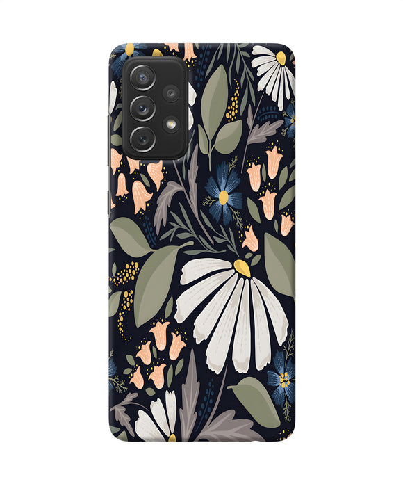 Flowers Art Samsung A72 Back Cover