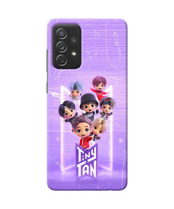 BTS Tiny Tan Samsung A72 Back Cover