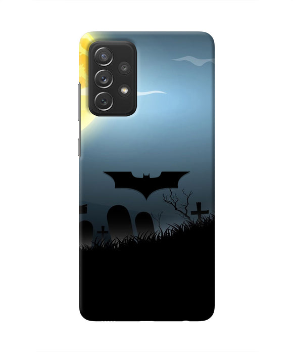 Batman Scary cemetry Samsung A72 Real 4D Back Cover