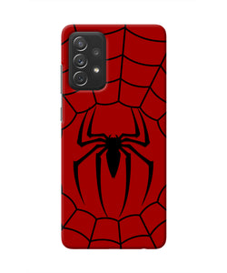 Spiderman Web Samsung A72 Real 4D Back Cover