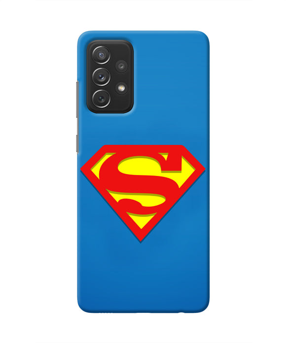 Superman Blue Samsung A72 Real 4D Back Cover