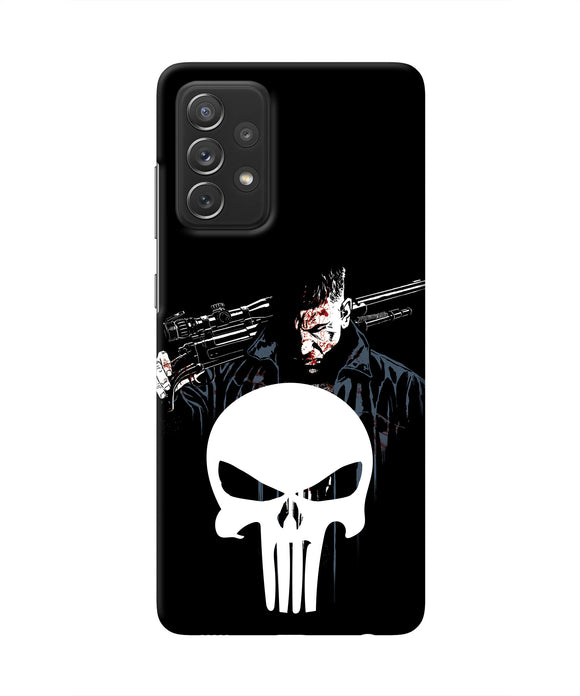 Punisher Character Samsung A72 Real 4D Back Cover