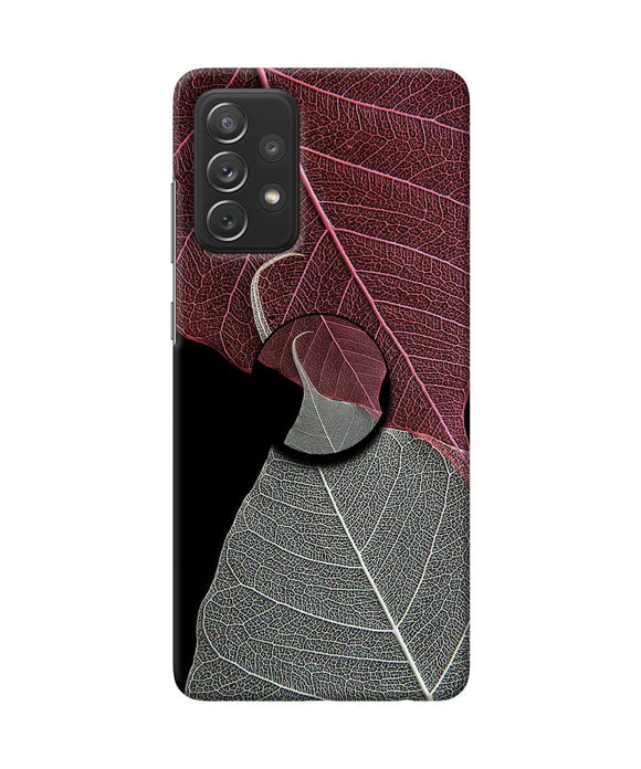 Leaf Pattern Samsung A72 Pop Case