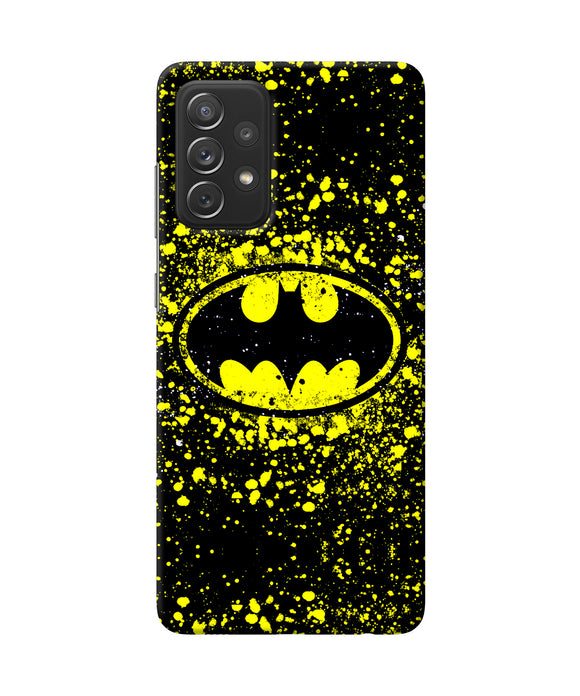 Batman last knight print yellow Samsung A72 Back Cover