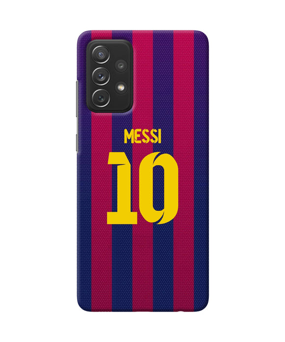 Messi 10 tshirt Samsung A72 Back Cover