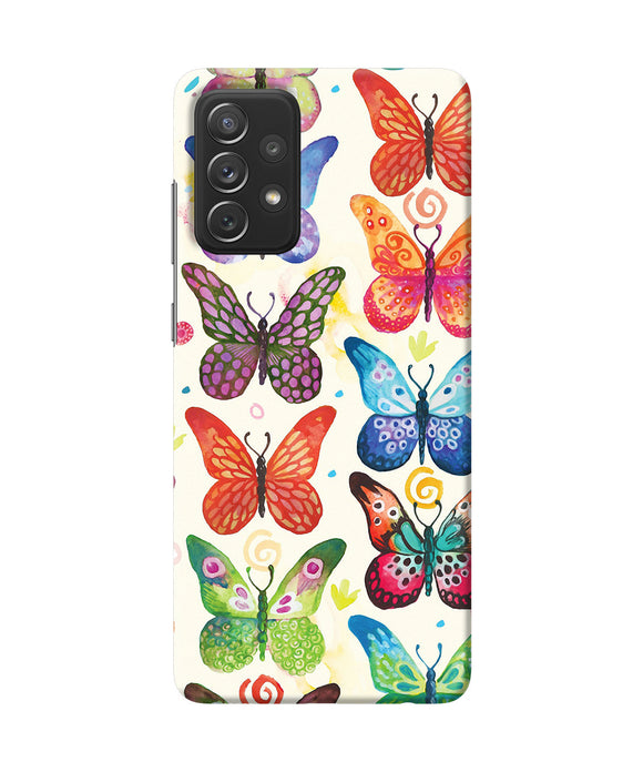 Abstract butterfly print Samsung A72 Back Cover