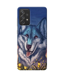 Cute wolf Samsung A72 Back Cover