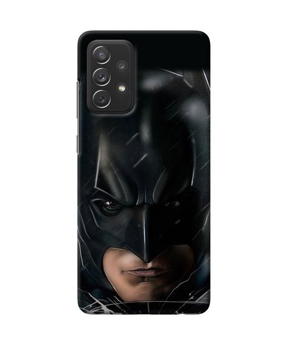 Batman black mask Samsung A72 Back Cover
