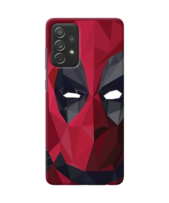 Abstract deadpool mask Samsung A72 Back Cover