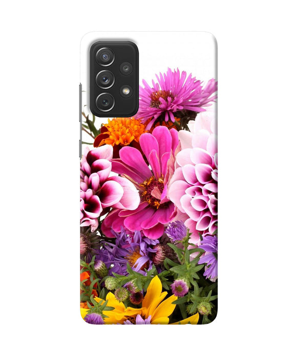 Natural flowers Samsung A72 Back Cover