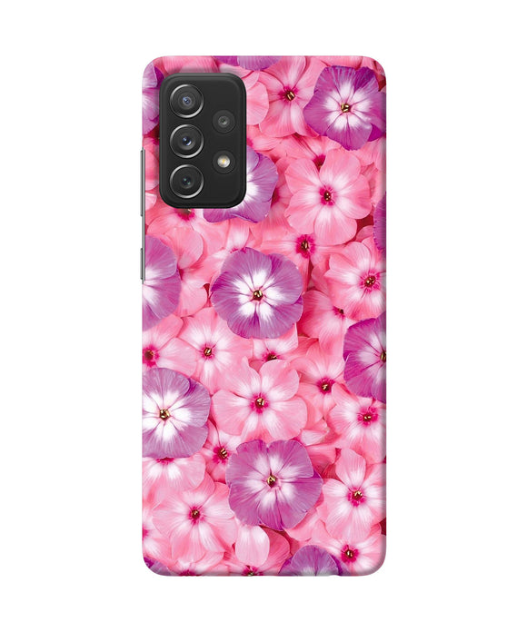Natural pink flower Samsung A72 Back Cover