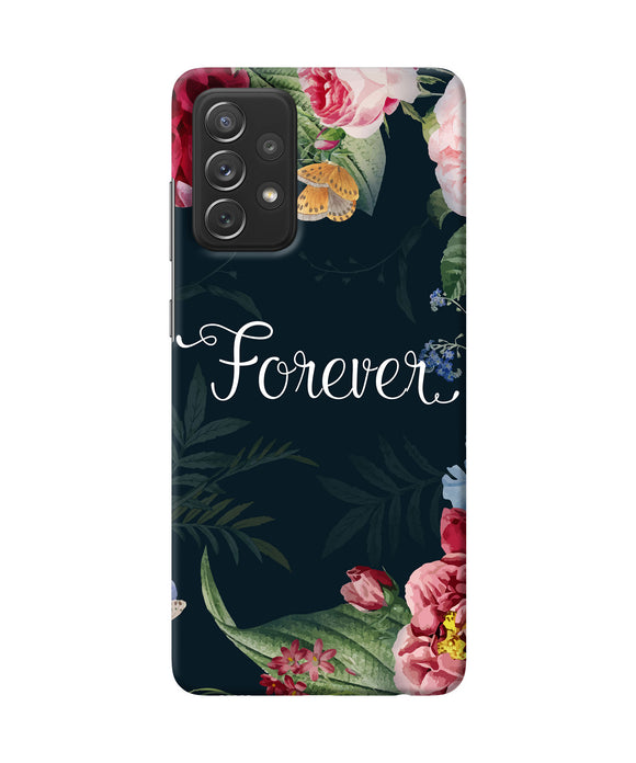 Forever flower Samsung A72 Back Cover