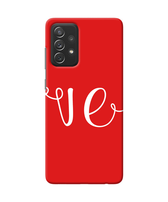 Love two Samsung A72 Back Cover