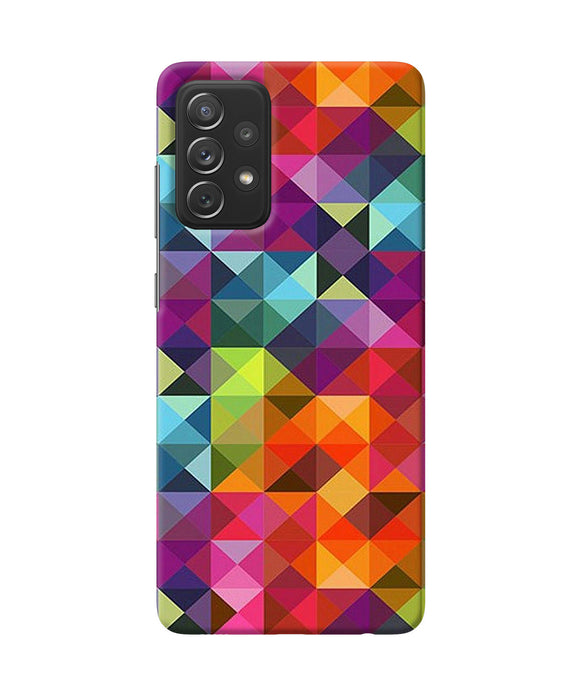 Abstract triangle pattern Samsung A72 Back Cover