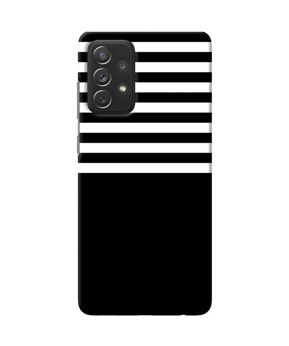 Black and white print Samsung A72 Back Cover