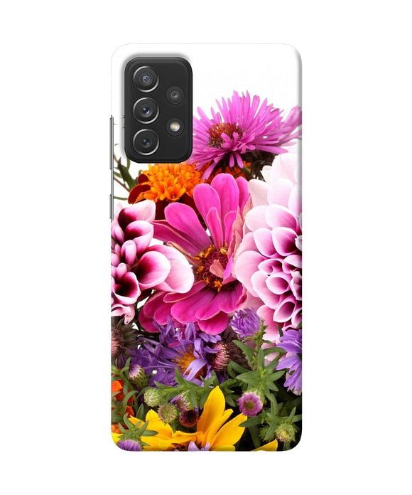 Natural flowers Samsung A72 Back Cover
