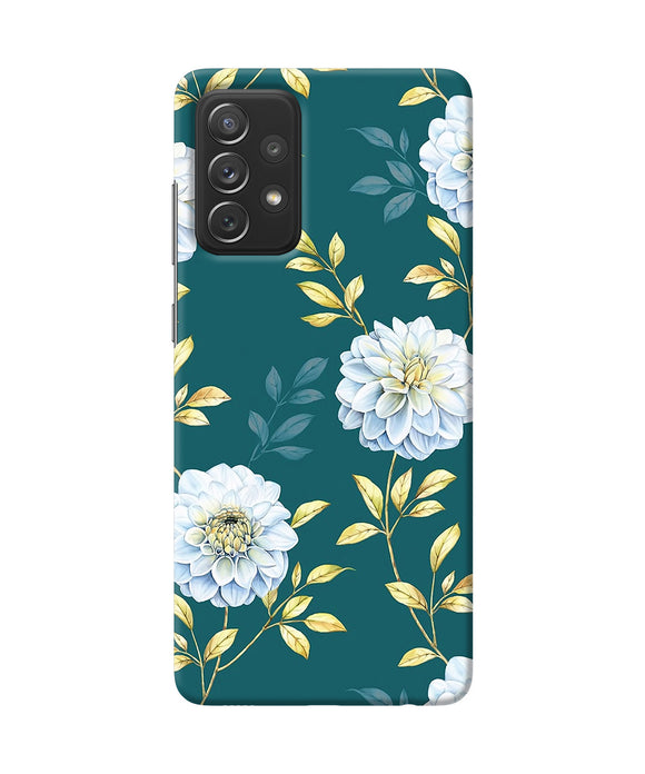 Flower canvas Samsung A72 Back Cover