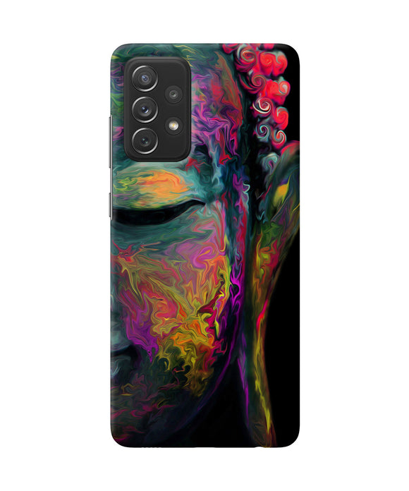 Buddha face painting Samsung A72 Back Cover