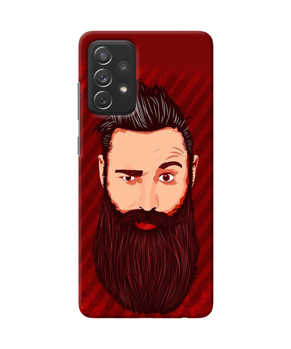 Beardo character Samsung A72 Back Cover