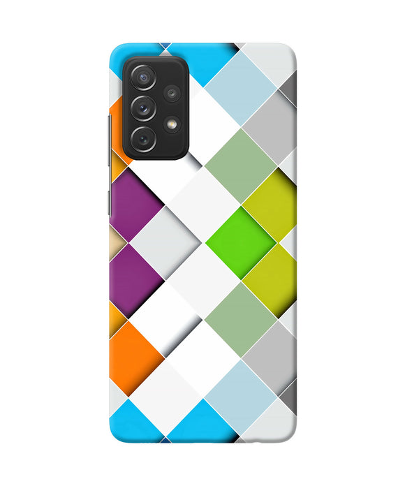 Abstract color box Samsung A72 Back Cover