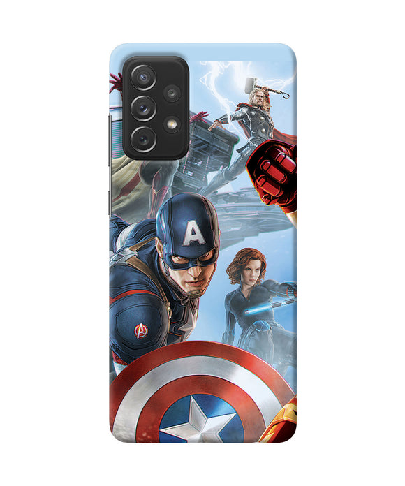 Avengers on the sky Samsung A72 Back Cover