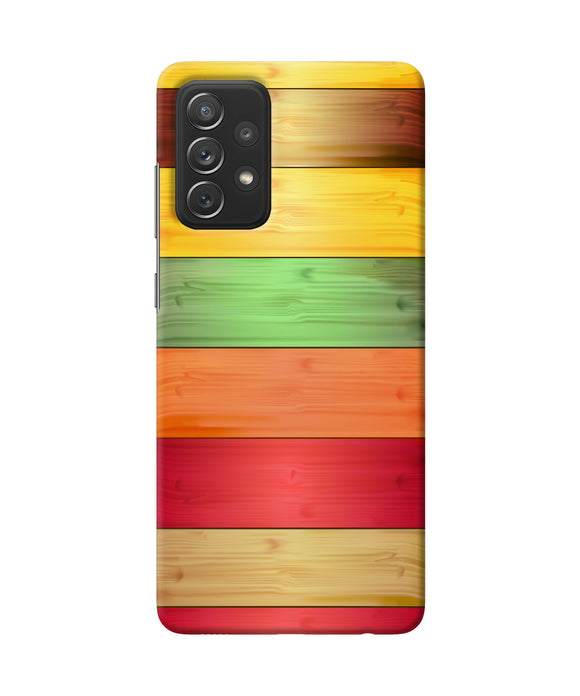 Wooden colors Samsung A72 Back Cover