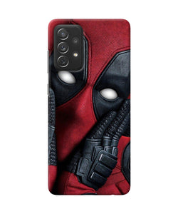 Thinking deadpool Samsung A72 Back Cover