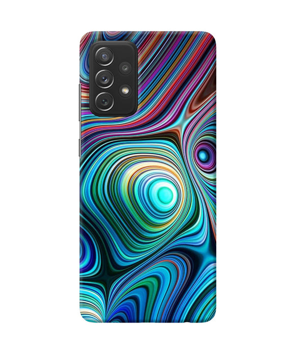 Abstract coloful waves Samsung A72 Back Cover