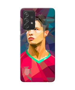 Abstract ronaldo Samsung A72 Back Cover