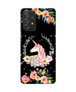 Unicorn flower Samsung A72 Back Cover