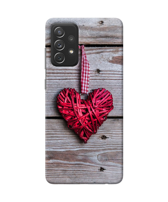 Lace heart Samsung A72 Back Cover