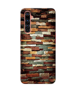 Bricks Pattern Realme X50 Pro Back Cover