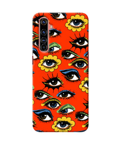 Abstract eyes pattern Realme X50 Pro Back Cover