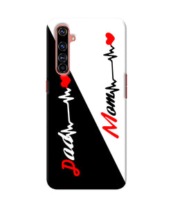 Mom dad heart line Realme X50 Pro Back Cover