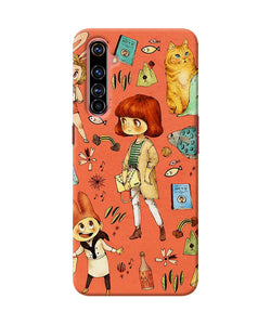 Canvas little girl print Realme X50 Pro Back Cover